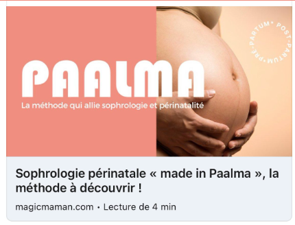 Article de presse sur la sophrologie méthode Paalma